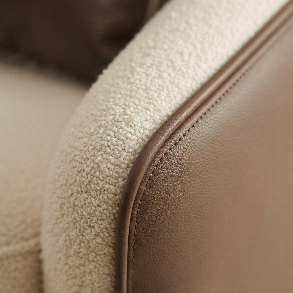 A close photograph of the material Cove Tub Chair is built in