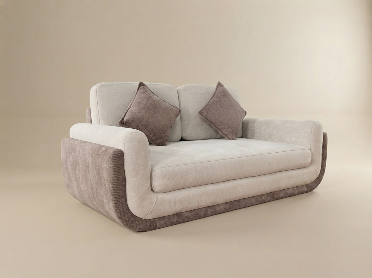 Dune Two-Seat Sofa photographed from three-quarters on
