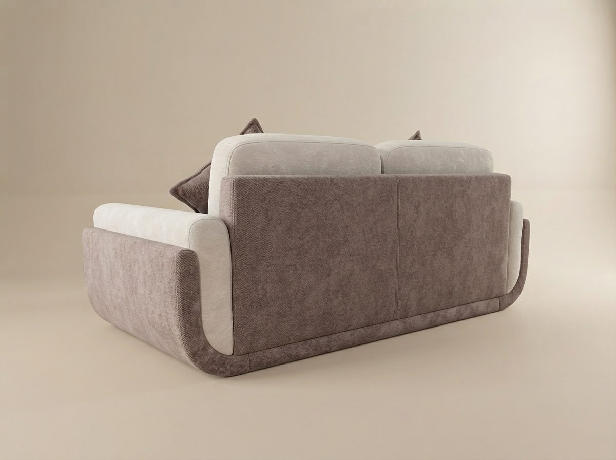 The back of Dune Two-Seat Sofa