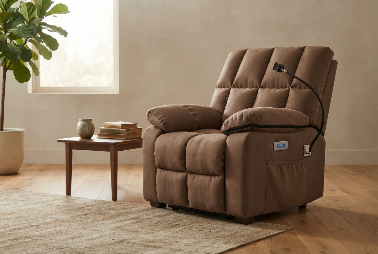 Halcyon Lift Recliner photographed in a room