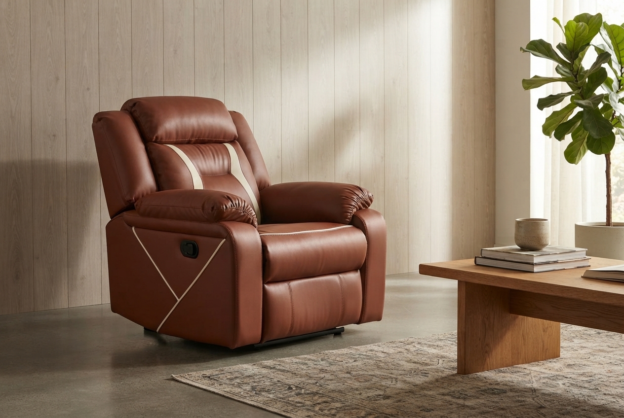 Sienna Recliner photographed in a room