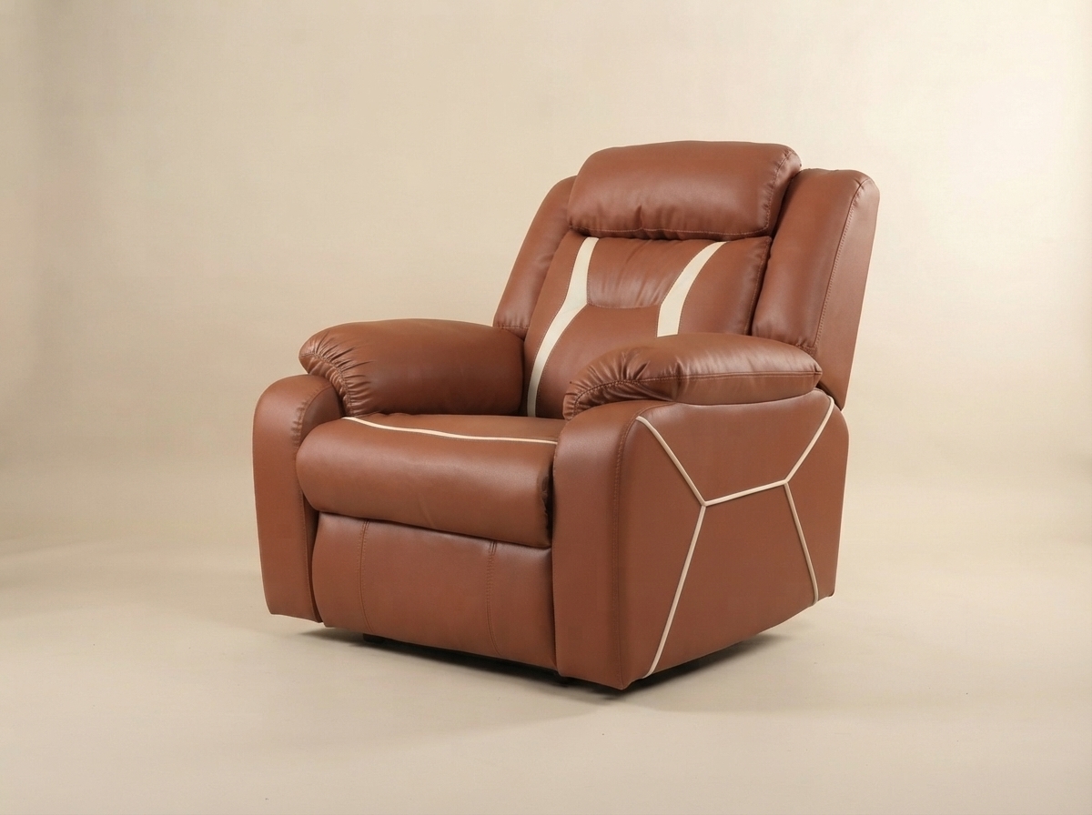 Sienna Recliner photographed from three-quarters on