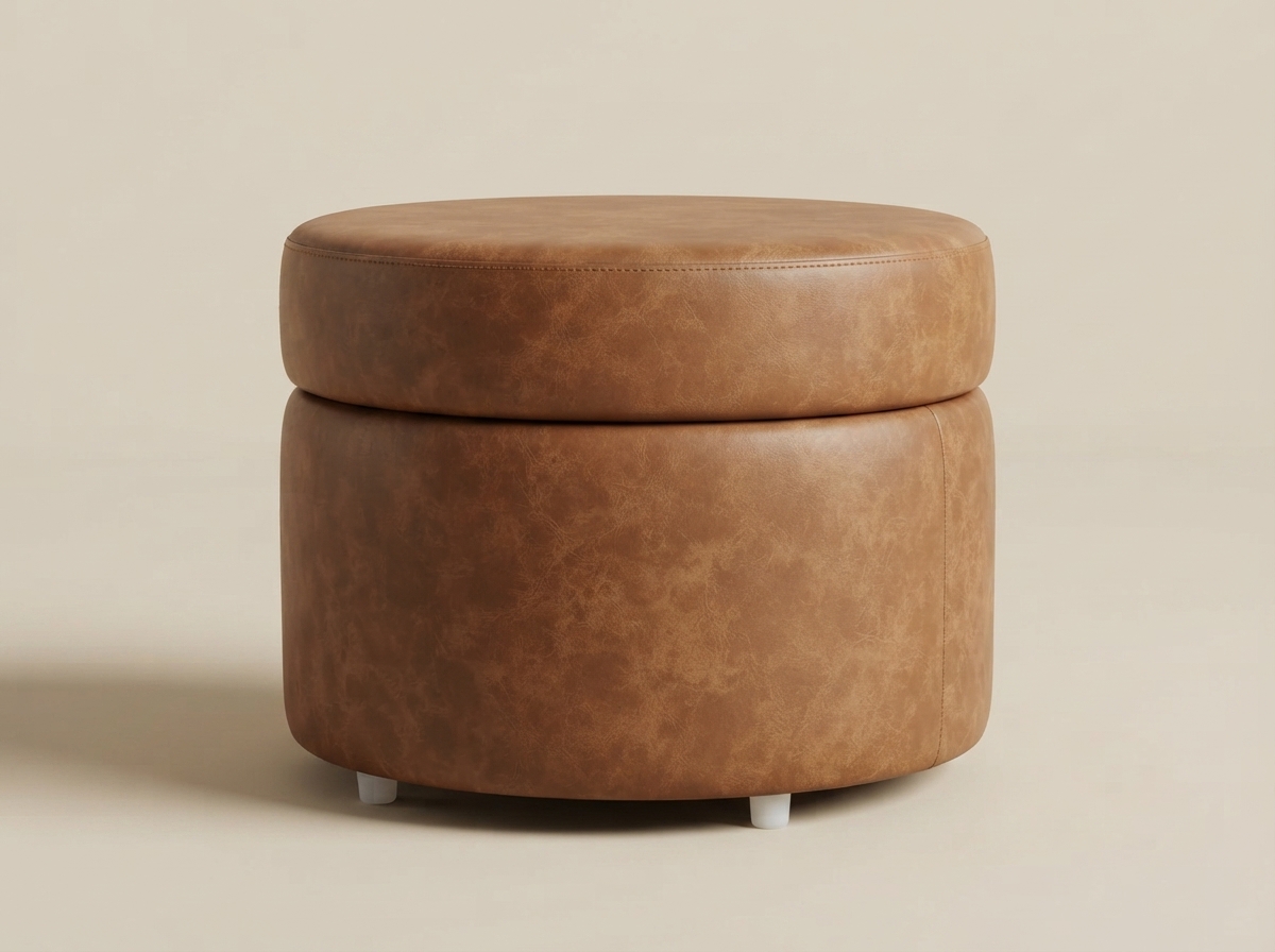 Tambour Storage Ottoman